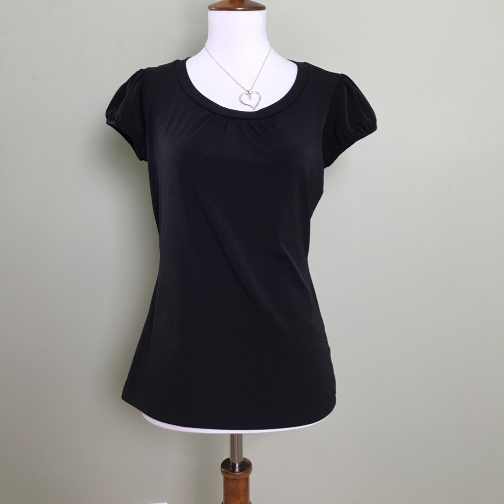 Worthington Puffed Sleeve Blouse, Small